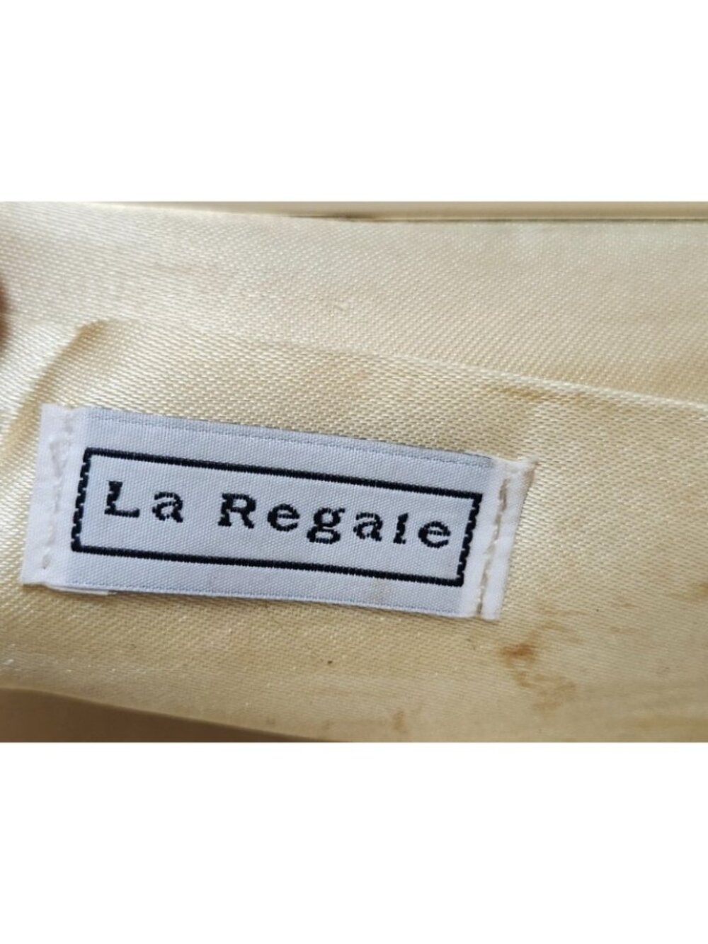 Vintage La Regale Gold Metal Mesh Evening Bag Chain Shoulder Clutch Purse - Picture 8 of 11